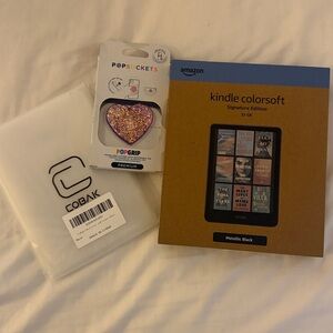 NEW SEALED Amazing Kindle Colorsoft  32G E-Reader Bundle